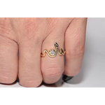 Graceful lab grown ring round cut diamond solitaire gold ring designed for modern elegance