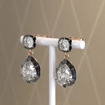 4.00 Ct pear shape lab grown diamond earrings sparkling elegant fine jewelry perfect anniversary gift design