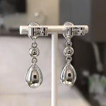 Brilliant Pear-Round Cut 5.00 Ct Lab Grown Diamond Earrings Luxury Timeless Wedding Jewelry