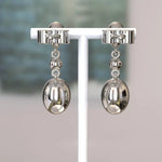 4.20 Ct Multi Cut Lab Grown Diamond Earrings Premium Bridal Jewelry Sparkling Elegant Gift
