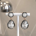 4.00 Ct pear shape lab grown diamond earrings sparkling elegant fine jewelry perfect anniversary gift design