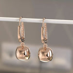 3.15 Ct lab grown diamond earrings with brilliant cut stones set in elegant design perfect for luxury jewelry wear
