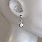 4.20 Ct Multi Cut Lab Grown Diamond Earrings Premium Bridal Jewelry Sparkling Elegant Gift