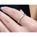 Dainty gold initial signet ring elegant personalized jewelry for women gift choice