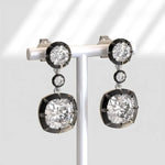 4.00 Ct round lab grown diamond earrings sparkling classic stud fine jewelry elegant luxury gift for women