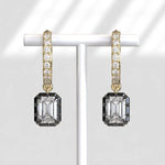 2.26 Ct emerald cut lab grown diamond earrings with brilliant sparkle elegant luxury jewelry for daily wear and gifting