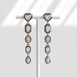 Designer Hoop Multi Shape 5 Ct Lab Grown Diamond Earrings Sparkling Luxury Jewelry for Modern Fashion