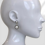 4.00 Ct round lab grown diamond earrings sparkling classic stud fine jewelry elegant luxury gift for women