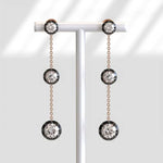 1.85 Ct princess cut lab grown diamond earrings modern chic wedding jewelry sparkling sustainable luxury design