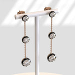 1.85 Ct princess cut lab grown diamond earrings modern chic wedding jewelry sparkling sustainable luxury design