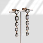 Designer Hoop Multi Shape 5 Ct Lab Grown Diamond Earrings Sparkling Luxury Jewelry for Modern Fashion