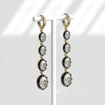 Fancy Color Oval 4.06 Ct Lab Grown Diamond Earrings Luxury Sparkling Jewelry Gift for Women