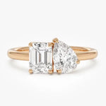 1.50 Ct Toi lab created diamond ring, prong setting, perfect for engagement or special occasions.