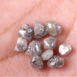 5.50 Ct Natural Grey Rough Diamond raw uncut stone for jewelry making rustic earth mined grey diamond
