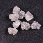 7.50 Ct Natural Grey Rough Diamond, uncut raw fancy earth mined irregular shape diamond for jewelry