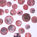 Raw Pink Diamonds 2–7 MM assorted coated round loose stones for pendants, rings, and custom jewelry making