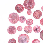 Raw Pink Diamonds 2–7 MM assorted coated round loose stones for pendants, rings, and custom jewelry making