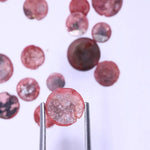 Raw Pink Diamonds 2–7 MM assorted coated round loose stones for pendants, rings, and custom jewelry making