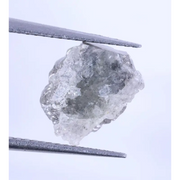 1.73 Ct natural grey rough diamond, raw uncut rustic conflict-free earth mined diamond for jewelry