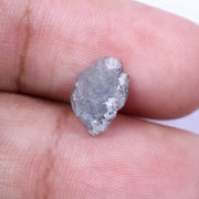 1.40 Ct natural grey rough diamond, raw uncut fancy color earth mined diamond for Jewerly