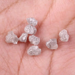 7.50 Ct Natural Grey Rough Diamond, uncut raw fancy earth mined irregular shape diamond for jewelry