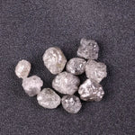 5.50 Ct Natural Grey Rough Diamond raw uncut stone for jewelry making rustic earth mined grey diamond