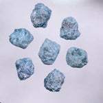 6 Pcs Blue Rough Raw Diamond Lot Uncut Loose Raw Rustic Diamond Use For Custom Jewerly