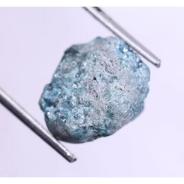 8.66 Ct natural blue rough diamond loose raw uncut Diamond for custom jewelry