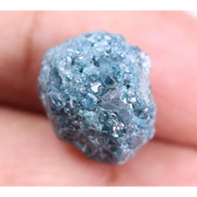 8.66 Ct natural blue rough diamond loose raw uncut Diamond for custom jewelry