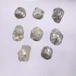 High quality earth mined irregular natural diamonds, raw uncut grey loose diamonds for jewelry making
