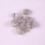 7.50 Ct Natural Grey Rough Diamond, uncut raw fancy earth mined irregular shape diamond for jewelry