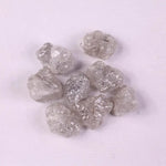 7.50 Ct Natural Grey Rough Diamond, uncut raw fancy earth mined irregular shape diamond for jewelry