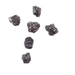 6 Black Rough Diamond Lot Loose Rough Earth Mined Diamond Lot Uncut Rough Diamond Lot Use For Jewerly