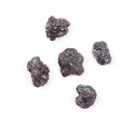 Natural Black Rough Diamond – Loose Uncut Raw Irregular Shape Earth Mined Diamond for Jewelry