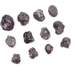 Natural Black Rough Diamond – Uncut Raw Earth Mined Rustic Loose Black Diamond for Jewelry Making