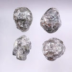 Natural Grey Rough Diamond Lot Uncut Irregular Shaped Diamond Lot Use For Custom Jewerly