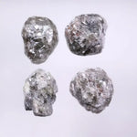 Natural Grey Rough Diamond Lot Uncut Irregular Shaped Diamond Lot Use For Custom Jewerly