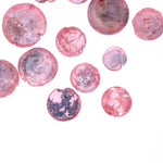 Raw Pink Diamonds 2–7 MM assorted coated round loose stones for pendants, rings, and custom jewelry making