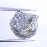 2.14 Ct natural grey rough diamond raw uncut Earth mined diamond for jewelry