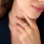 1.75 Ct MOI lab created princess cut diamond ring in gold band, elegant and refined.