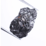 6.14 Ct Natural Black Raw Diamond Loose Uncut Black Rough Diamond for Custom Jewelry