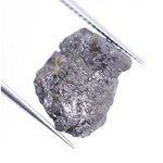8.31 Ct Natural Black Rough Diamond Loose Uncut Irregular Shape Diamond for Custom Jewelry.