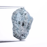 5.34 Ct natural blue rough diamond, loose raw uncut rustic earth mined for custom jewelry .