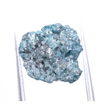 6.15 Ct natural fancy blue rough diamond loose uncut raw earth mined conflict-free diamond for jewelry