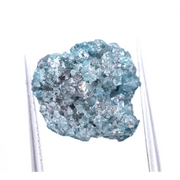 6.15 Ct natural fancy blue rough diamond loose uncut raw earth mined conflict-free diamond for jewelry