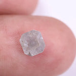 0.57 Ct Grey Colored Diamond Asscher Shaped Diamond Loose Diamond Use For Handmade Jewerlly
