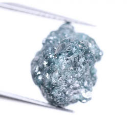 7.77 Ct natural fancy blue rough diamond loose uncut raw Diamond For Custom Jewerly