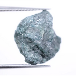 7.58 Ct natural blue rough diamond loose uncut raw irregular shape earth mined for jewelry making