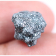 6.66 Ct natural blue rough diamond, loose uncut raw irregular shape earth mined Diamond for jewelry making