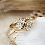 1.69 Ct MOI lab created marquise diamond ring, gold band, elegant and romantic jewelry piece.